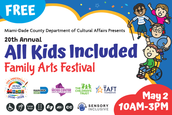 Program for All Kids Included Family Arts Festival