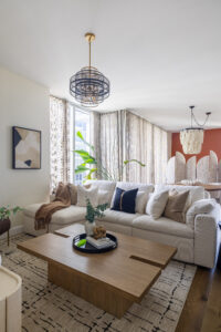 Image: A living room designed by Sorraya Guillaume of Eskae Interiors