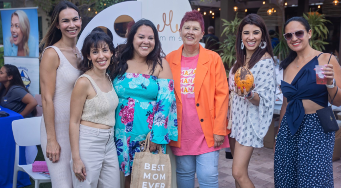 Image: Miami moms and members of the Miami Mom Collective Contributor Team at our annual Bloom motherhood event