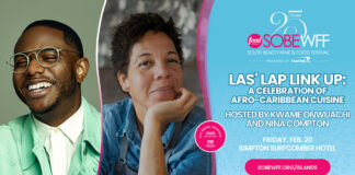 Las’ Lap Link Up: A Celebration of Afro-Caribbean Cuisine hosted by Kwame Onwuachi and Nina Compton
