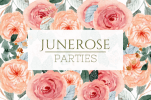 Junerose Parties logo - Julieta Heflin Miami Mom Collective Holiday Gift Guide