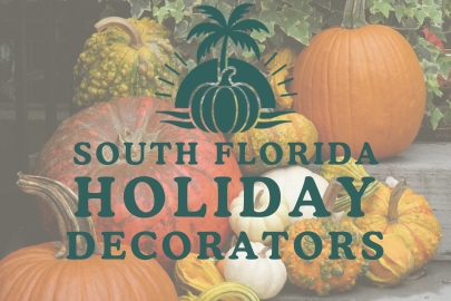 Image: Graphic and logo for South Florida Holiday Decorators