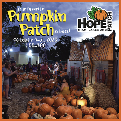 Image: Infographic for the 2025 HOPE Patch at Miami Lakes UMC