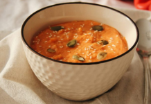 Meal Prep: 5 Ways to Add Fall Comfort (Even In Miami) Image: A bowl of butternut squash soup