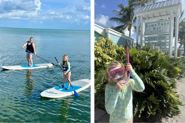 Image: Paddleboarding and snorkeling at Lime Tree Bay Resort