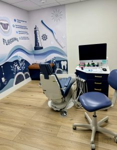 Image: One of the new exam rooms at Dr. Bob Pediatric Dentist