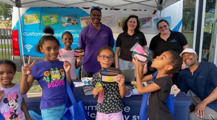 Miami-Dade Public Library: 12 Programs for Kids and Families Image: Local children participating in an activity hosted by the Miami-Dade Public Library system