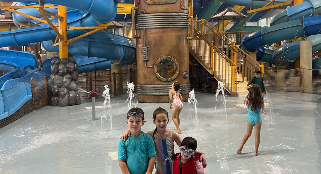 Image: Children at the Great Wolf Lodge waterpark