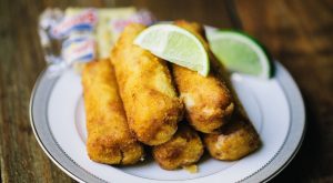 Image: Cuban croquetas on a plate
