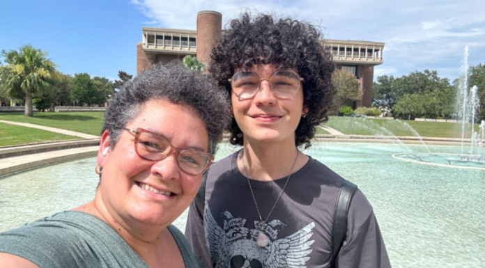 Image: Natasha and her college-age son