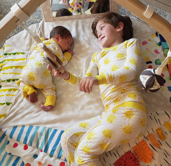 Image: Sandra's sons playing together