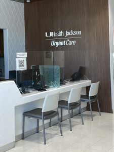 Image: The reception area