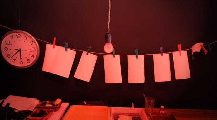 Patience: The Art of Learning to Wait Image: Pictures being developed in a darkroom