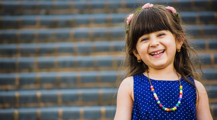 Image: A smiling preschool-aged girl