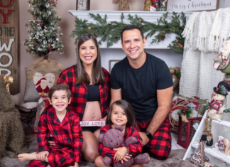 Christmas: What I Want My Children to Learn Image: Valerie and her family at Christmas