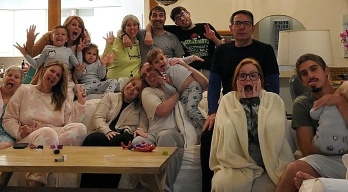 Image: Family on a New Year vacation