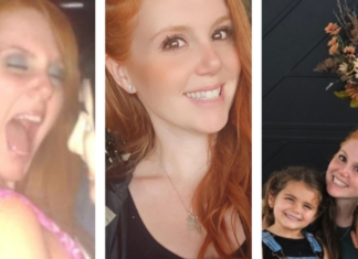 Image: A woman grieving and embracing the different stages of her life