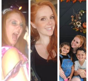 Image: A woman grieving and embracing the different stages of her life