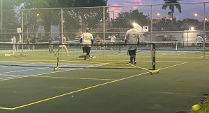Image: A live pickleball tournament
