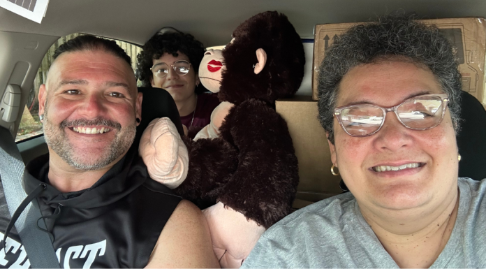 College: One Mom’s Experience of Sending Her Youngest Off Image: Natasha and her husband taking their son to college