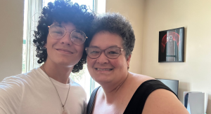 Image: Natasha and her college-aged son