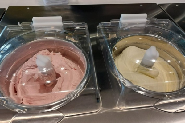 Image: Churned ice cream