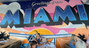 Image: Mural at a Miami restaurant