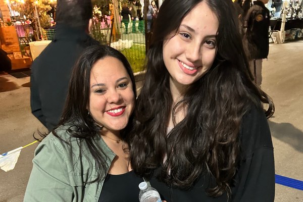 Image: Krystal with her stepdaughter