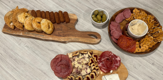 Image: A simple spread of charcuterie boards