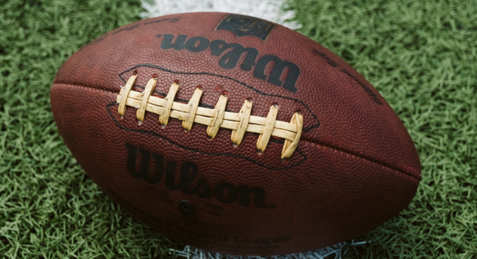 The Big Game: A Miami Mom's Guide to American Football Image: A football on the football field
