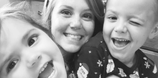 Noche Buena: A Celebration of Family, Faith & Tradition A mom and her kids on Noche Buena