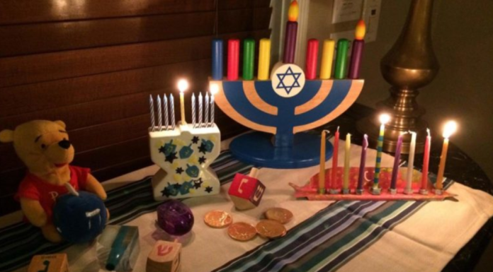 Hanukkah: Celebrating a Miracle Menorahs on a table