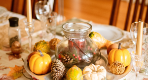 Image: A Thanksgiving table