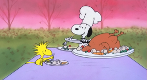 Image: A scene from a popular Thanksgiving movie