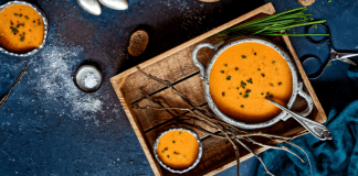 Pumpkin bisque soup