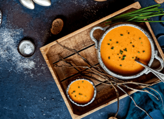 Pumpkin bisque soup