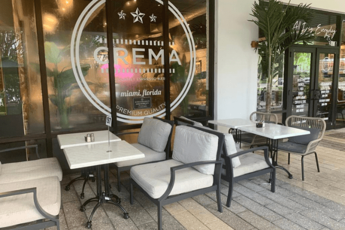 crema gourmet miami coffee shops