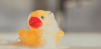 Bathtime: 10 Ways to Make It Fun for Kids A sudsy rubber duck, the most popular bathtime toy