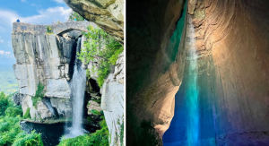 Waterfalls at Rock City and Ruby Fals