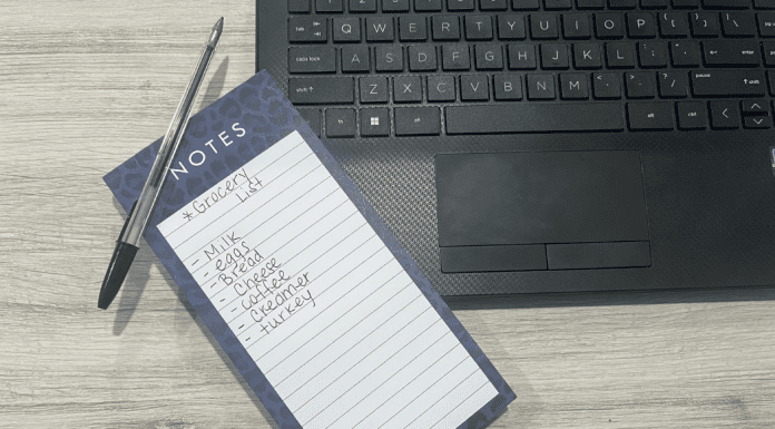 Grocery Budget: 6 Tips for Maximizing Yours A handwritten grocery list