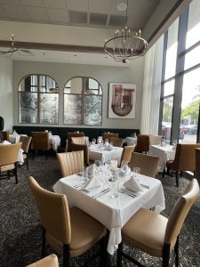 Inside of Ruth's Chris Steakhouse Restaurant Aventura