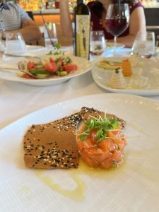 Fresh greek cuisine at Estiatorios Milos Miami Beach