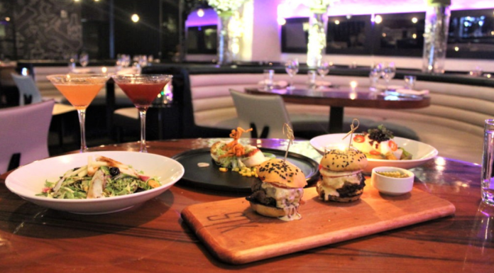 Different dishes at STK