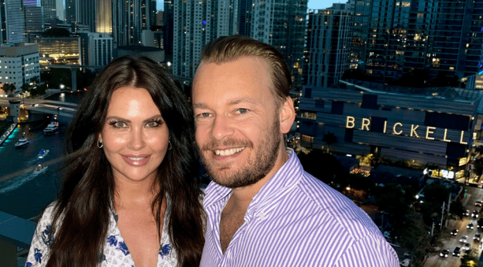 Morgan and her partner enjoying a date night at Rosa Sky