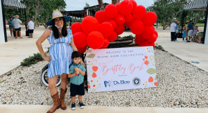 Image: Another expecting mom and MMC contributor with her toddler at an outdoor event