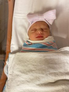 Rachel's newborn daughter