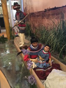 An exhibit at the Ah Tah Thi Ki Museum