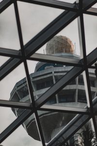 An image of an airport control tower
