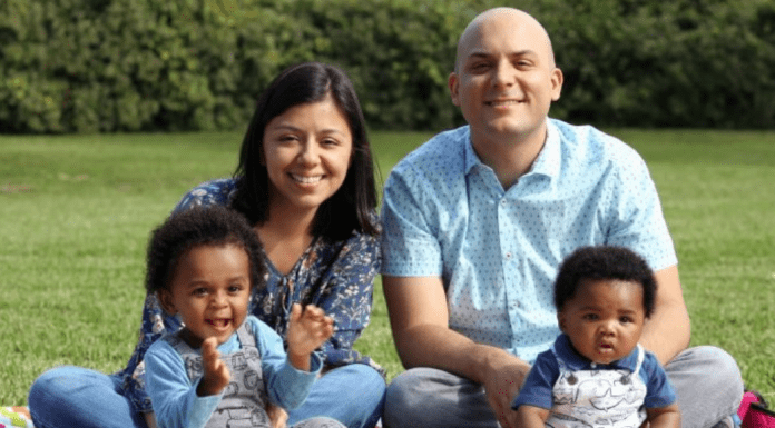 National Foster Care Month: A Raw Q&A With Alejandra Fernandez Foster mom Alejandra Fernandez with her husband and children