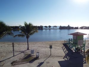 The beach at Homestead Bayfront Park